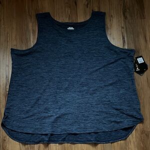 Women's Noble Outfitters Sleeveless Blue Cool Flow Top Top 3XL